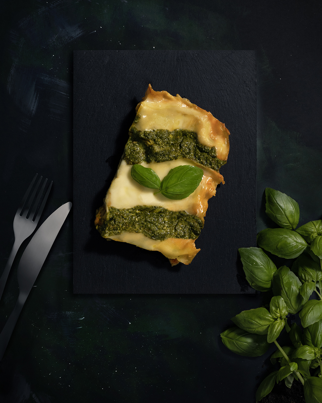 Fotografia de produto; Fotografia de comida; Lasanha