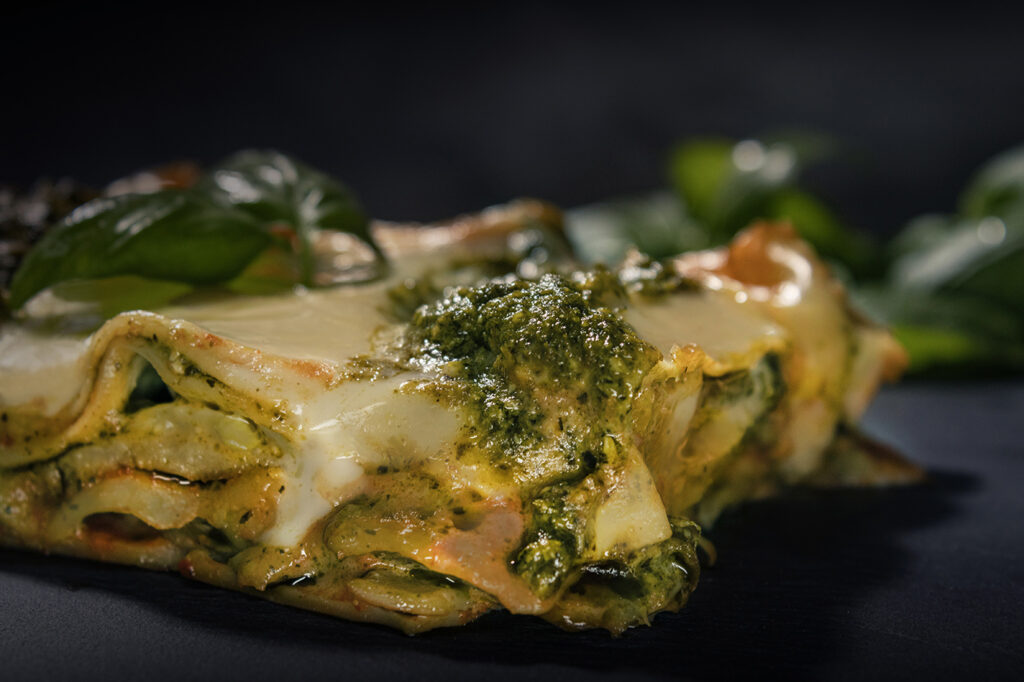 Fotografia de produto; Fotografia de comida; Lasanha