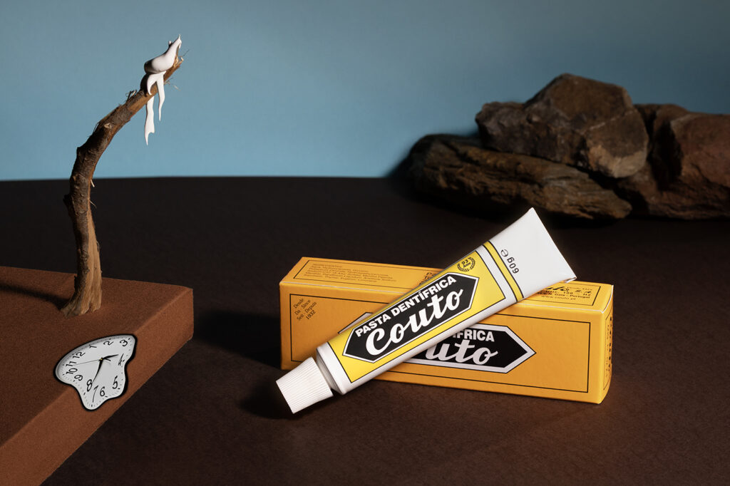 Fotografia de produto; Pasta dentífrica couto; Couto