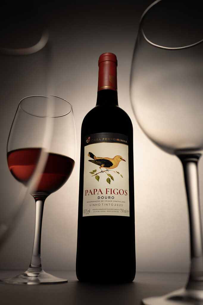 Fotografia de produto; Vinho; Papa figos;