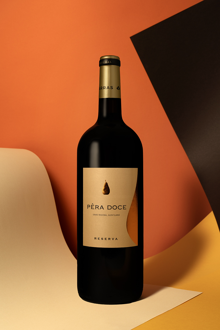 Fotografia de produto; Fotografia de vinho; Pêra doce
